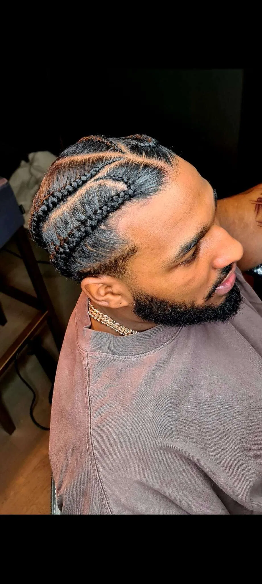 Cornrows portfolio example by Zaina in Berlin