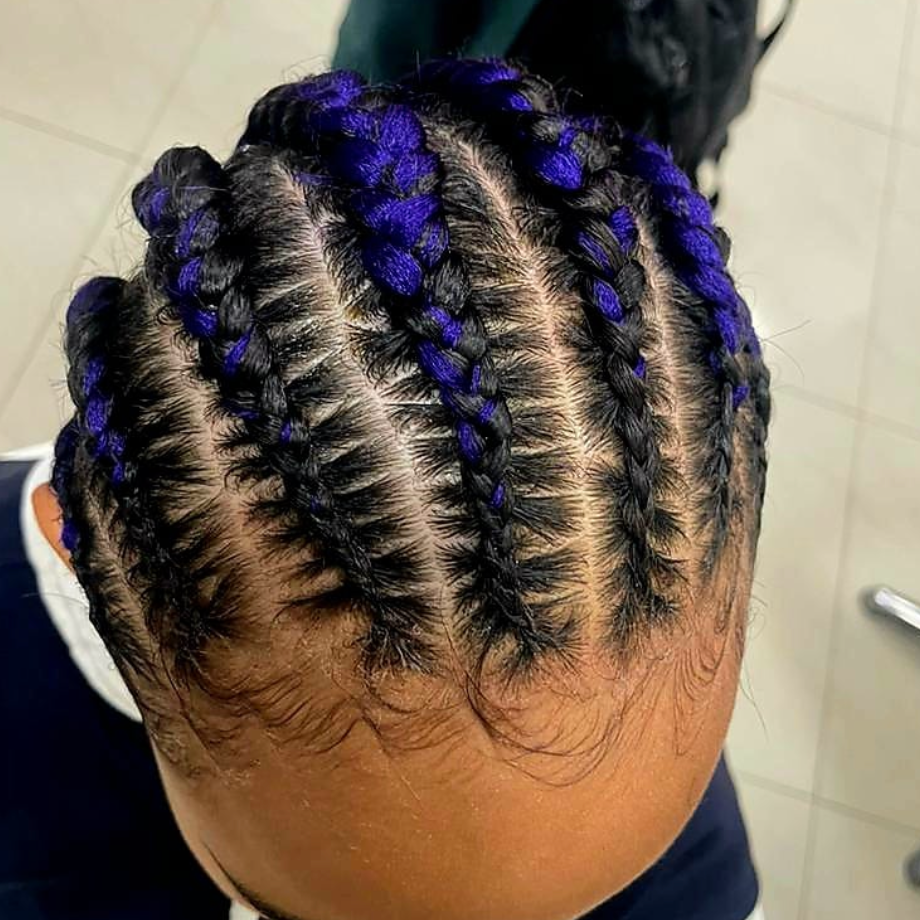 Cornrows at Zaina’s Hair Studio Berlin